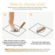 QILP Dog Shoes Dog Als For Hot Pavement Non- Of Dog Booties For Winter  Day And  Adustable Straps Ea-Clean Beach Outdoor Pet Boo Rugged Sole 4Pcs Beige - Beige - View 6