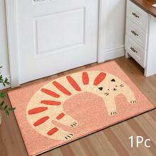 2D粉色猫咪印花地毯，柔软可水洗，适用于玄关、门廊、室内（客厅、浴室、卧室、游戏室、洗衣房、宿舍装饰）等场所。 - 彩色 - 查看 15