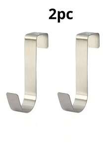 Stainless Steel Hooks, Minimalist Door Hooks, Desk Drawer Rack Cabinet Door Hooks, Bidirectional Installation Suitable For Doors And Cabinet Doors - Multicolor - View 16