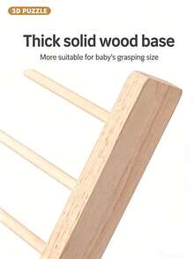 3D木制卡通动物认知拼图，婴儿教育蜗牛蝴蝶拼图玩具，儿童节礼物，婴儿玩具，儿童用品，木制动物，幼儿拼图，童谣，木制玩具，拼图，木制拼图 - 彩色 - 查看 8