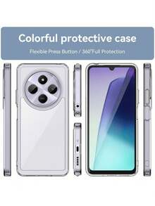 DECOPHONE 适用于 Find X8 Pro、Reno 12、FS A80、A60、A40M、A40、Reno 11 Pro、A3 Pro、A3X、A2、A79、A78、A58、15 Pro、14T Pro、14、13T、13、12T Pro、12S Ultra、12S、12X、12 Pro、12 Lite、Note 14 Pro、13 Pro+、A3、A2+、A2、A1+、A1、14C、13C、12C、12、Poco C75、C65、C51、C50、C31、F6 Pro、F5、F4、F3 的高级防水、防震、防刮手机壳 - 無色 - 查看 10