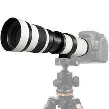 420-800mm F8.3 远摄变焦镜头（手动对焦）兼容 EOS Rebel T8I/T7I/T7/T6I/T5/T3I/T2I/Xsi/SL3/SL2/T100/90D/80D/70D/50D/5D Mark IV/6D II/7D II/1D X III II 数码单反相机 - 手动对焦 - 查看 3
