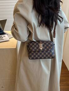 Túi đeo chéo tối giản đa năng thời trang mới năm 2026 dành cho nữ - Cà phê - Xem 3