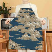 1 chiếc tạp dề họa tiết phong cảnh, tạp dề in hình thời trang ngộ nghĩnh, tạp dề nhà bếp, tạp dề nấu nướng, tạp dề gia dụng sáng tạo. - Nhiều màu - Xem 15