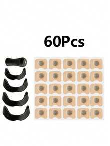 120/90/60/30pcs Magnetic Nose Clips, 4pcs Nose Clips And 1pc Magnetic Nose Expander, External Nose Strips, Inhalation Nose Strips, Magnetic Nose Strips And Nose Expanders, Unisex, Suitable For Sports, Home, Travel And Business Trips. An Ideal Gift For Family, Friends And Loved Ones. - 彩色 - 查看 12