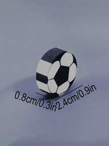 5个/10个装足球形橡皮擦，书写工具，课堂橡皮擦，日常办公文具，精美礼品，可爱卡通足球橡皮擦，学生适用 - A - 查看 8