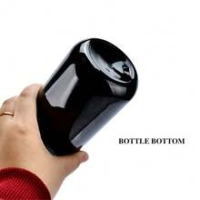 3 chai nhựa đen tái sử dụng đựng sữa tắm dạng bơm, bình đựng xà phòng, chai dung tích lớn có thể tái sử dụng, dụng cụ và phụ kiện phòng tắm. - Phong cách đen thuần túy - Xem 5