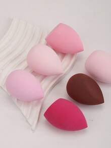 Large Non-Absorbent Wet & Dry Makeup Sponge Puff, Random Assortment, Suitable For Makeup Application And Concealing, Portable, Christmas Gift For Friends, Puff, Makeup Sponge, Travel Essentials, Powder Puff, Hair Accessories, Accessories, Makeup Tools, Cheap - Multicolor - View 4
