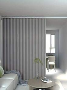 Foldable Waterproof Shower Curtain With Dust-Proof Design, Suitable As Bathroom And Cabinet Divider, Comes With Hooks, Excellent Waterproof Performance. - M - View 6