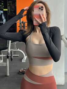 夏季防晒披肩袖，户外骑行披肩袖，多功能时尚高尔夫防紫外线披肩袖 - B - 查看 4