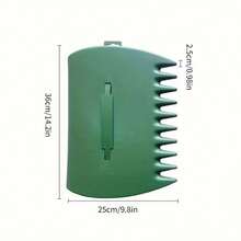 2 件装耐用落叶铲 - 大型塑料手耙，用于收集落叶、草屑和杂物 - 园艺手工具套装 - A - 查看 3