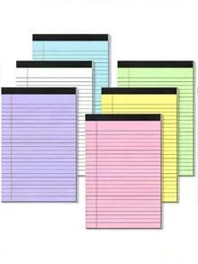 A7 Colorful Wirebound Sticky Note Pad, 50 Sheets Tear-Off Memo Notebook - A5 - View 9