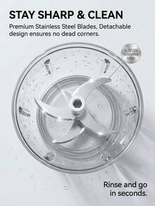1 Multi-Functional Manual Pull-Type Vegetable Chopper And Garlic Crusher, Durable ABS, Kitchen Gadget, Easily Chops And Grinds, No Electricity Required - Black and White - View 4