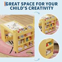 Kids Tables & Chairs - Yellow - View 2