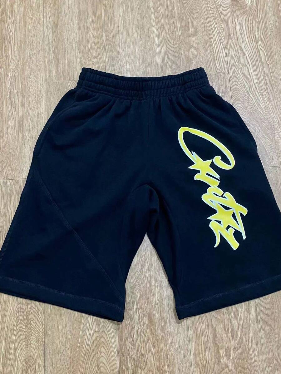 Cort.Eiz Steamer Printed Street Shorts Hip Hop Skateboard Casual Sweatpants Men's And Women's - DK2HY02Y - 查看 1