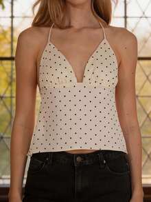 Women Tank Tops & Camis - Ivory White - View 4