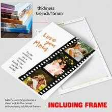 1pc Customizable Mother's Day Template, Printable Mom Photo Collage Wall Art, Mother's Birthday Gift, Mother's Day Gift, Customizable Item With Frame, Vibrant And Eye-Catching, Suitable For Home, Office Or School - Multicolor - View 5