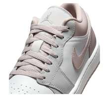 Nike Air Jordan 1 Low Sneakers (Women's) - Authentic Retro Basketball Shoes | Viral 2026 High-End Lifestyle Trainers | Premium Leather & Synthetic Mix Footwear | Classic Low-Profile Silhouette & Wings Logo | Iconic Designer Sportstyle Shoes - Rose - 查看 5