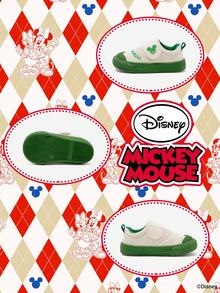Disney 米奇官方授权联名款 | 一双儿童运动鞋，适合日常、节日、运动和户外活动穿着。穿着舒适贴合脚型，防滑、耐磨、透气。（男童运动鞋、男童板鞋、儿童运动鞋、女童运动鞋、女童板鞋） - 綠色 - 查看 4
