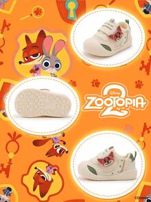 Disney Sản phẩm hợp tác X Zootopia 2 | 1 đôi giày thể thao trẻ em, phù hợp cho cả đi hàng ngày và ngoài trời, thoải mái, chống trơn trượt, thoáng khí (Giày thể thao trẻ em, giày trẻ em, giày bé gái) - màu xanh lá - Xem 4