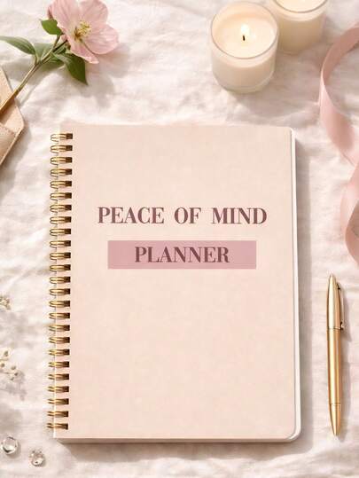 1 pieza Planificador y diario del final de la vida - Edición divertida "¿Y ahora qué?" en tamaño A5 - Organizador espiral con registro de contraseñas, cuentas en línea, notas y deseos finales - Regalo de humor negro perfecto y práctico para la gestión de la herencia, accesorios de escritorio