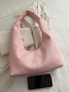 Fashionable Large Tote Bag For Women, New Design Shoulder Bag, Chic Handbag - Pink - View 9