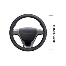 Handmade Steering Wheel Cover Fit For Lada Xray 2015-2019 Vesta 2015 2016 2017 2018 2019 - Lada Xray 2015-2019 Vesta 2015 - 2019 - View 3
