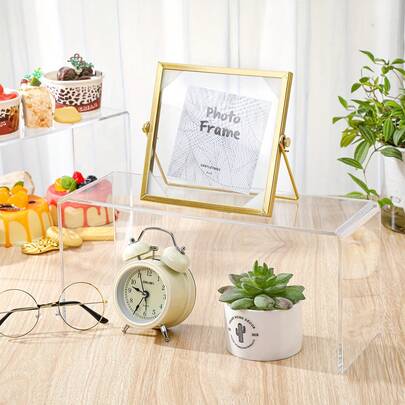 告别翻箱倒柜的烦恼！这款多层收纳架专为梳妆台设计，让您整齐有序地展示和收纳护肤品、彩妆和美妆工具。无需安装，直接放置即可。光滑无毛刺的边缘防水易清洁。无论您是收纳香水、眼影盘还是化妆海绵，这款收纳架都能让您的梳妆打扮更加高效，彻底解决收纳难题。