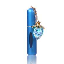 5ml Window Aluminum Tube Refillable Perfume Atomizer With Strawberry Accessory – Bottom-Fill Spray Bottle, Travel & Portable Use - 藍色 - 查看 11