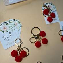 15pcs Elegant Rose Key Chain Party Favor Set, Including Delicate Key Chains, Gift Bags And Thank You Tags - Metal Key Chain Gifts Suitable For Weddings, Birthdays, Valentine's Day And Bridal Showers - Durable Zinc Alloy Key Chain Set - A - View 3