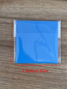 100pcs Transparent Posted It Sticky Notebook, Notepad, Diary, Student Stationery, Office Supplies, Back-To-School Essentials - Transparent - View 16