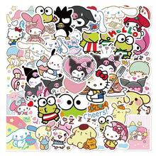 SANRIO 100张/套 可爱卡哇伊防水乙烯基动漫贴纸 趣味猫咪卡通贴纸 笔记本电脑装饰防水贴纸（部分图案随机） 圣诞节 圣诞礼物 游戏 圣诞装饰 热门礼物 男士礼物 游戏 派对游戏 动漫人物 微缩模型 小玩意 - 彩色 - 查看 9