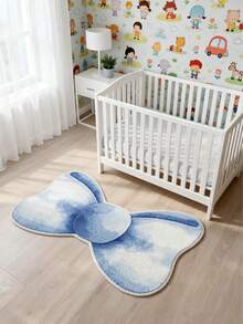 1pc Sweet Bow Tie Carpet, Create A Dreamy Home Space, Suitable For Decorative Carpet, Bedroom Decor, Small Rug, Carpet, Home Decor, Living Room Carpet, Living Room Small Rug, Bedroom Carpet, Living Room Home Decor, Outdoor Carpet, Washable Carpet - Multicolor - View 2