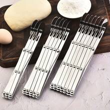 7/5/3-Wheel Stainless Steel Pizza Cutter, Multi-Circular Dough Knife, Rolling Cookie & Pastry Cutter, Time-Saving Slicing Tool For Baking Pastries, Pizza, Cake, Pasta, Waffles, Bread, Sandwiches - View 1