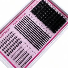 LIMEIKAI Mi giả 200D dạng chùm, mi dưới và mi nhọn, mi nối dạng chùm, mi giả gai nhọn, mi tự làm kiểu cổ tích/manga. - Xem 5