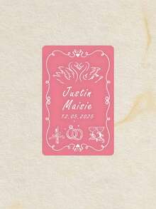 Bộ bài cưới thiết kế riêng, Bộ bài in chữ theo yêu cầu, Quà lưu niệm lãng mạn cho đám cưới và lễ kỷ niệm, Quà tặng cá nhân hóa cho đám cưới và tiệc tùng, Quà kỷ niệm ngày cưới độc đáo - Nhiều màu - Xem 9