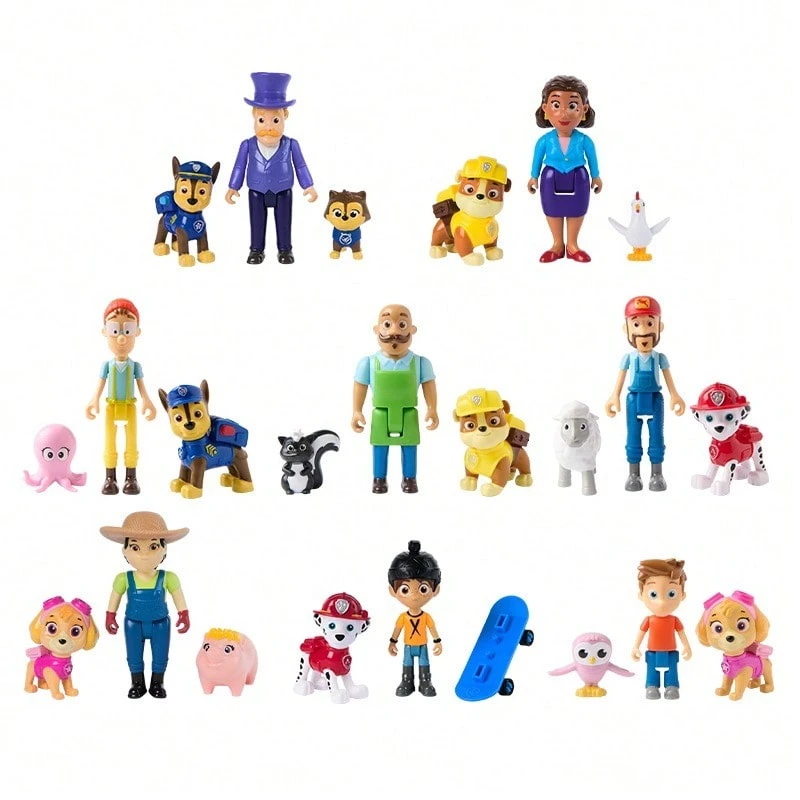 Spin Master 100% Authentic Character Set, Including Sky, , Chase, Rubble And Other Friends, With Accessories, Suitable For Toy Collection For Boys And Girls 3 Years Old And Above - Multicolor - View 1
