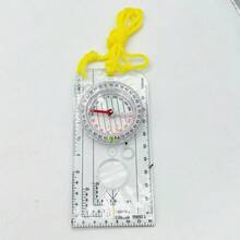 Military Multi-Functional Compass Map Scale Ruler - Outdoor Adventure Gear Suitable For Hiking, Camping, Hunting, Backpacking - Multicolor - View 5