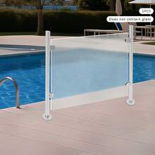 SENDERPICK End Post Stainless Steel Guardian For Balconies, Attics, Stairs, Swimming Pools, - Silver - View 1