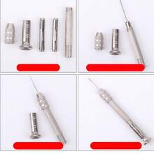 Multifunctional Leather Sewing Replaceable Punching Needle DIY Sewing Leather Craft Practical Tool Kit - Multifunctional Steel DIY Needle With Replaceable Shoe Head And Leather Craft, For DIY Sewing Accessories Leather Punch - Multicolor - View 7