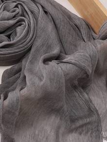 Extra Long Breathable Modest Soft Crinkled Modal Hijab Shawls Scarf With Natural Tie-Dye Texture,Beach,Holiday - Multicolor - View 21