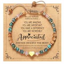 Inspirational Women's Birthday - Healing Natural Stone Bracelet, Missing You, Wishing You A Speedy Recovery, Friends And - Đánh giá - Xem 12