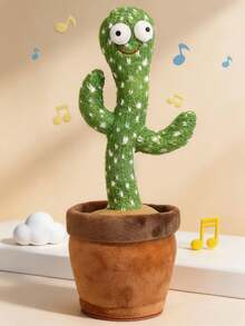 POKOJA LAND 1 Đồ chơi xương rồng nhảy múa, xương rồng biết nói lặp lại những gì bạn nói, xương rồng nhảy múa bắt chước, Đồ chơi âm nhạc có đèn LED hát tiếng Anh có thể ghi âm 15 giây - Quà tặng bất ngờ, Quà tặng sinh nhật, Quà tặng Giáng sinh, Quà tặng Halloween, Quà tặng hoàn hảo, Quà tặng, Quà tặng năm mới, Quà tặng, Đồ chơi - Nhiều màu - Xem 12