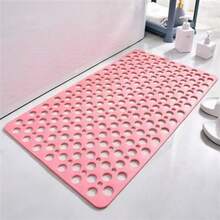Suction-Cup-Equipped Non-Slip Mat With Round Holes For Quick-Drying Shower Mats Featuring Massage Rings. Essential For Hotels, Homes, And Bathrooms. Massage Bath Mat. Durable Shower Mat. Slip-Resistant, Perforated, Suction-Cup Floor Mat. - A - View 13
