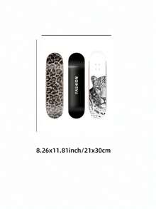 1幅无框豹纹滑板斯德哥尔摩墙面艺术帆布海报，适用于客厅、卧室、宿舍装饰 - 彩色 - 查看 14