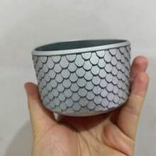 Ống bọc cốc silicon họa tiết vảy cá, ống bọc bình nước, ống bọc đáy bình nước thể thao, ống bọc cốc silicon cho ô tô. - Nhiều màu - Xem 8