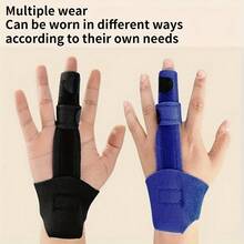 2Pcs Extended Plastic Finger Protectors Durable Flexible Comfortable Thumb Finger Support Sleeves Sports Daily Wear Hand Protection Guard - A - View 7