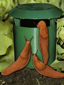1 buc capcană pentru melci, capcană pentru reptile, capcană pentru melci, fabricată din plastic, pentru combaterea dăunătorilor, potrivită pentru grădini de legume, amenajarea peisagistică și grădinăritul acasă. Un instrument esențial de grădinărit, perfect pentru sezonul nunților, sezonul absolvirilor și cadouri de Ziua Mamei. - multicolor - Vizualizare 2