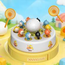 1个新款儿童电动青蛙发射盘，卡通渔网，益智音乐转盘，减压玩具，大青蛙发射转盘 - 彩色 - 查看 9