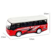 Mini Alloy Bus Toy, Die-Cast Realistic School Bus And Bus Vehicle Model, Pocket-Sized Portable Play Car, Durable Metal Toy, Early Education Learning Toy, Birthday Christmas Party Favor Stocking Stuffer Gift, Suitable For Boys And Children Aged 3+ - Bus - View 11